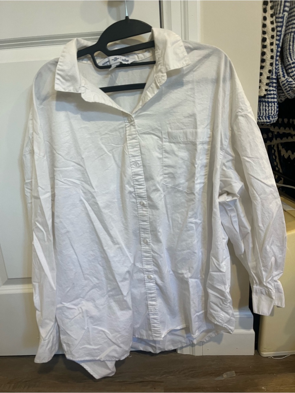 Old Navy Women’s boyfriend fit white button down